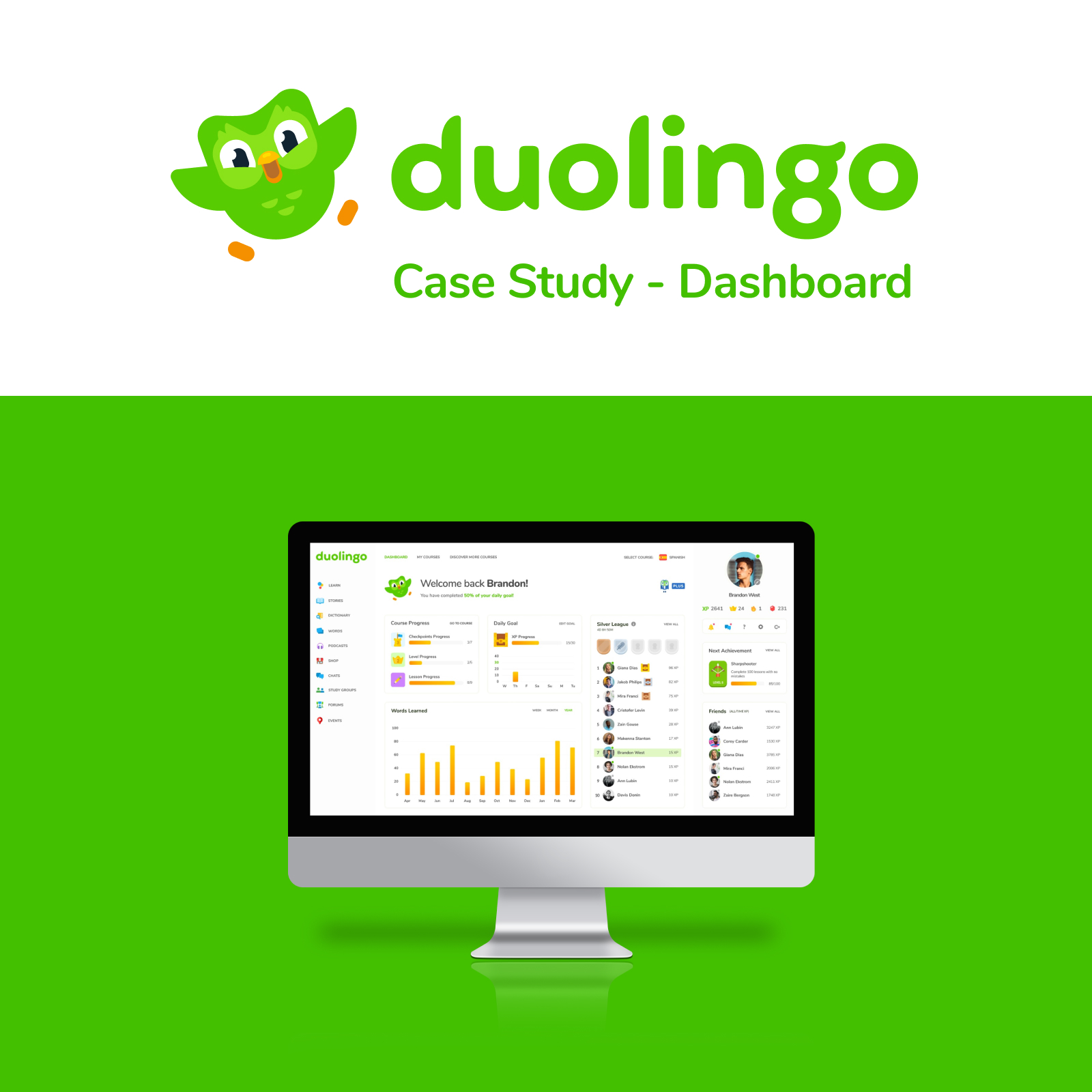 Duolingo - Dashboard